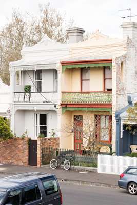 Victorian townhouses 