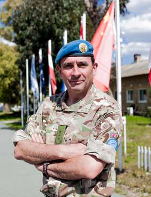 Colonel Angus Loudon of the Royal Irish Regiment