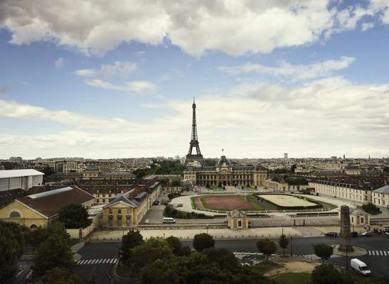 View from seventh floor to Eiffel Tower