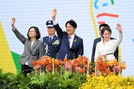 The inauguration of Taiwan’s Lai Ching-te is marked by a flamboyant display 