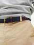 Narrow elastic belt