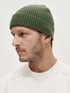 Cashmere ribbed beanie