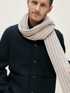 Chunky ribbed scarf
