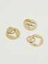 Monocle brass keyrings