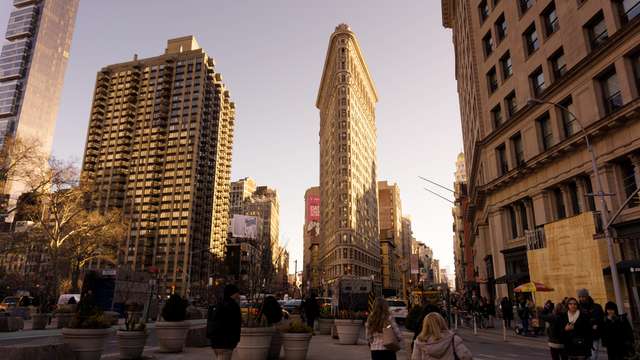 The Flatiron Building in New York