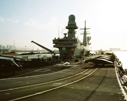 The ‘Cavour’ flight deck