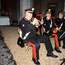  Carabinieri military band warming up 