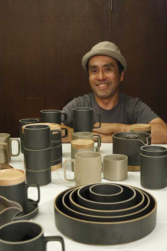 Hasami porcelain - Designer Taku Shinomoto, owner of Tortoise in LA, collaborated with a Japanese kiln to make tableware.