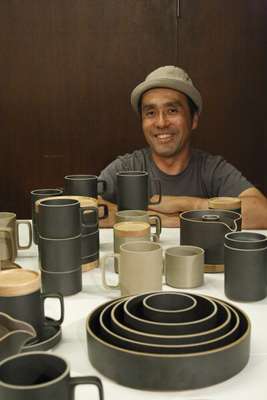 Hasami porcelain - Designer Taku Shinomoto, owner of Tortoise in LA, collaborated with a Japanese kiln to make tableware.