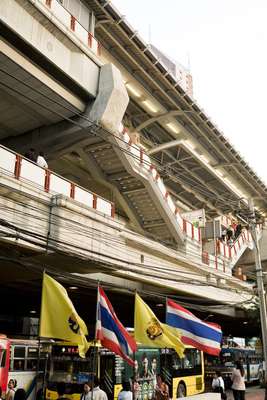 The neighbourhood’s SkyTrain station  