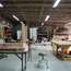 Workshop of furniture-maker Fecht Designs, located in an industrial park in East Nashville