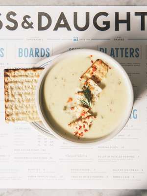 Smoked whitefish chowder