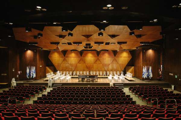 Inside the Technion’s Churchill Auditorium 