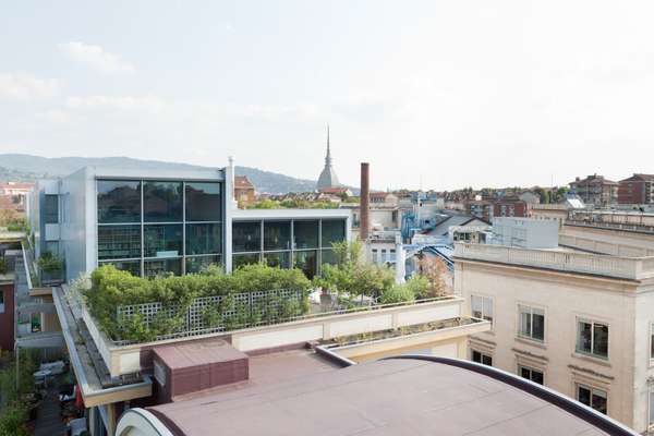 Rooftop view from loft in Corso Regio Parco