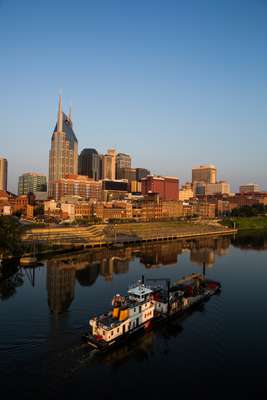 Barge on the Cumberland River