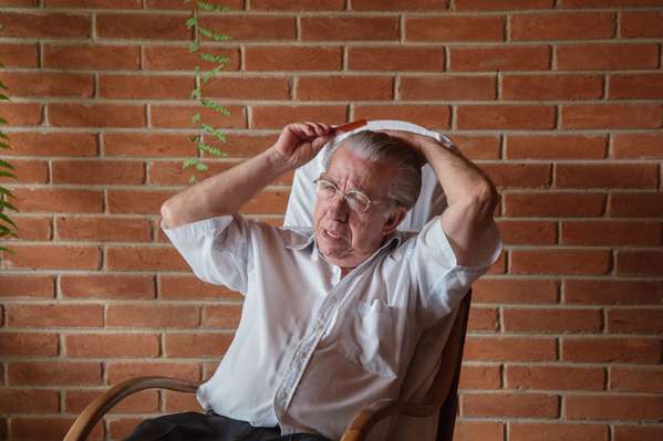 Joao Ramires, 80, at Solar Flor-de-Lis in Brazil