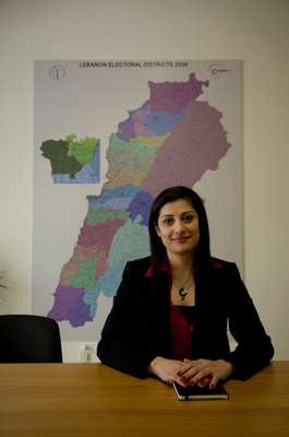 Chantal Sarkis, programme manager for the International Foundation for Electoral Systems (IFES)