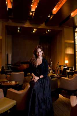 Brazilian singer Vanessa Falabella at the Grand Hyatt, Tokyo