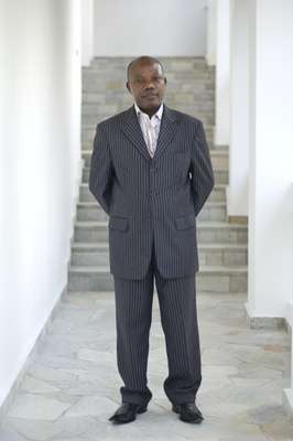 Jean-Marie Mungazi, manager of Cap Kivu Hotel