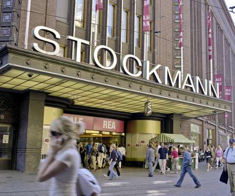 Front of the Stockmann department store, Helsinki