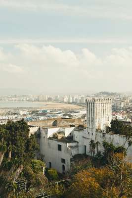 View of the city from a rooftop in the Kasbah 