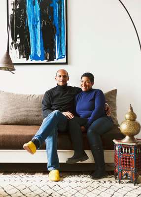 David and Odile Neguede, from French Guyana, who have a holiday home in Tangier