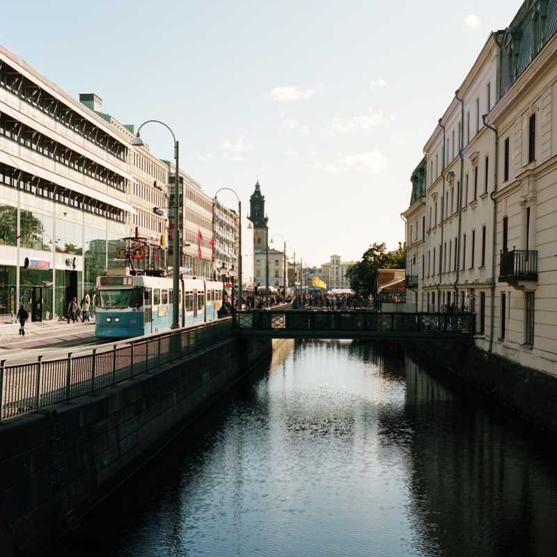 Canal in central Gothenburg 