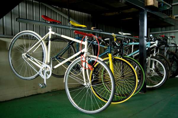 Colourful Funriki bicycles