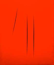 Lucio Fontana's Concetto Spaziale