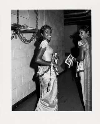 Two of the Indian women’s track team