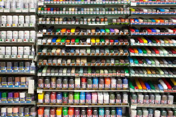 Paint department run by expert Keiji Yamaguchi