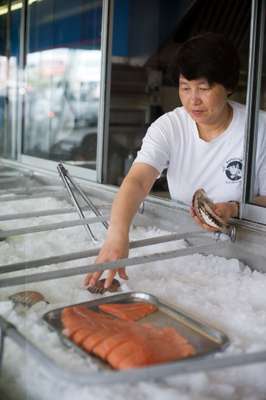 Fresh fish at Ponsonby Fish & Chips