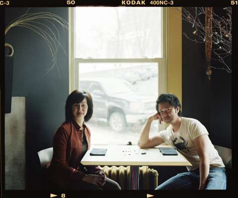 Chef Tak Ishiwata and mother Fumiko Ishiwata at Basho