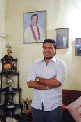 Namal Rajapaksya, son of the Sri Lankan president 