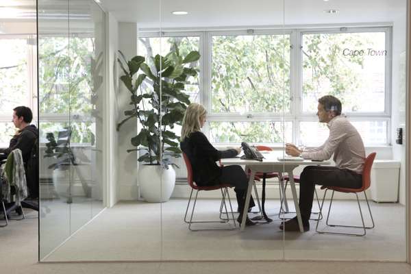 Meeting room at the London offices