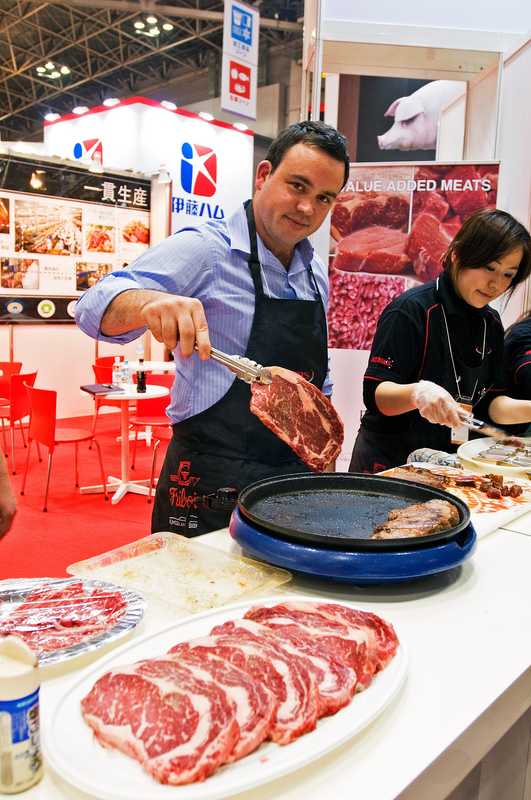 A meat company serves up fried steaks
