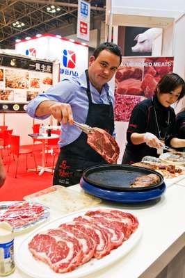 A meat company serves up fried steaks