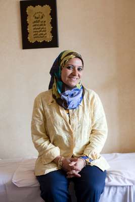 Heba Kotb at her office