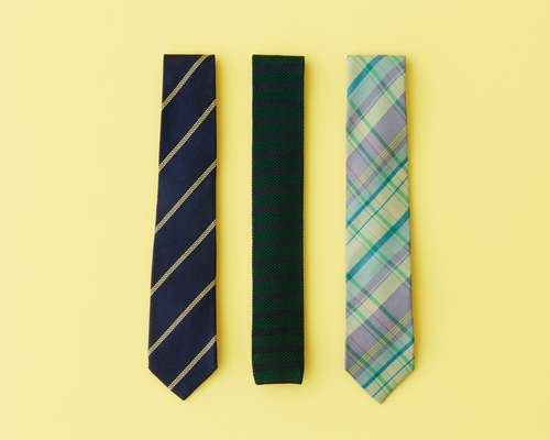 Ties (from left) by John Comfort, Sergej Laurentius and Drake’s