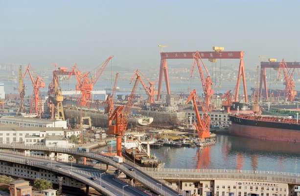 Dalian shipyard