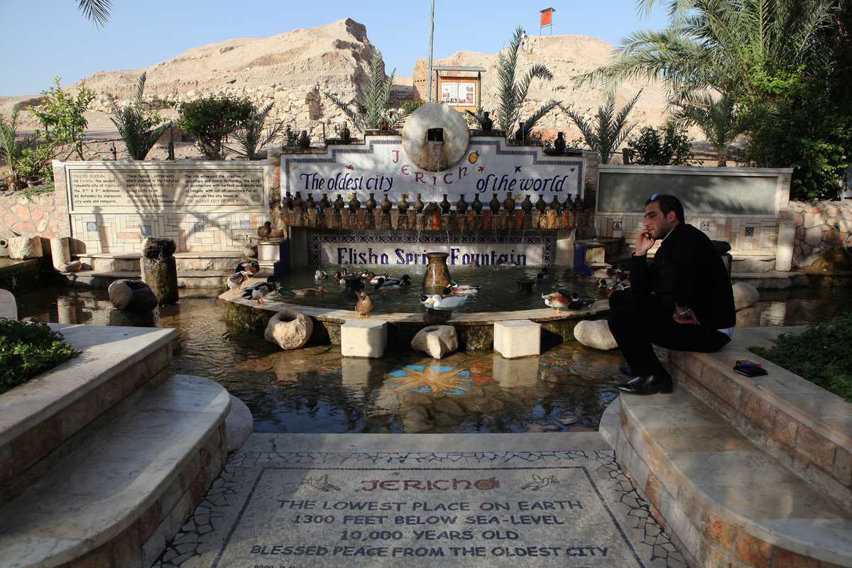 Elisha Spring next to Jericho’s ancient city, Tel es-Sultan