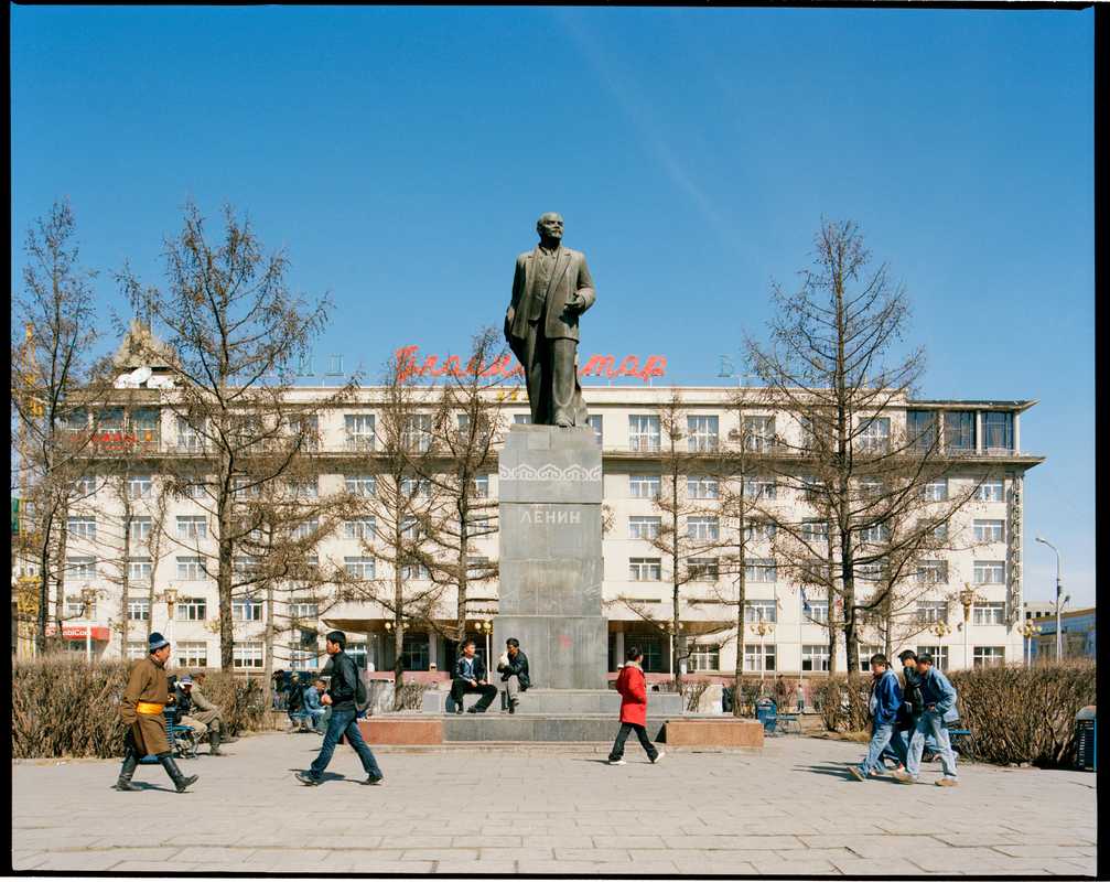 Statue of Lenin, legacy of Mongolia’s Soviet era