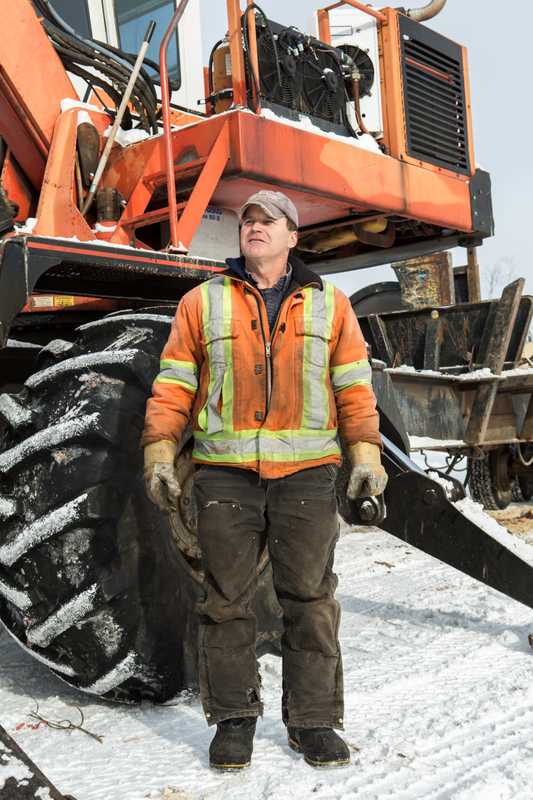 Finnish forest worker