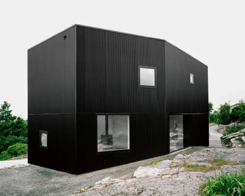 Showing his metal: Johannes Norlander's house in Gothenburg. 