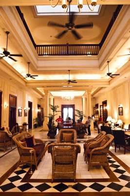 Lobby of The Strand Hotel