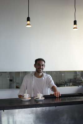 Bartender in Pasta e Vino restaurant