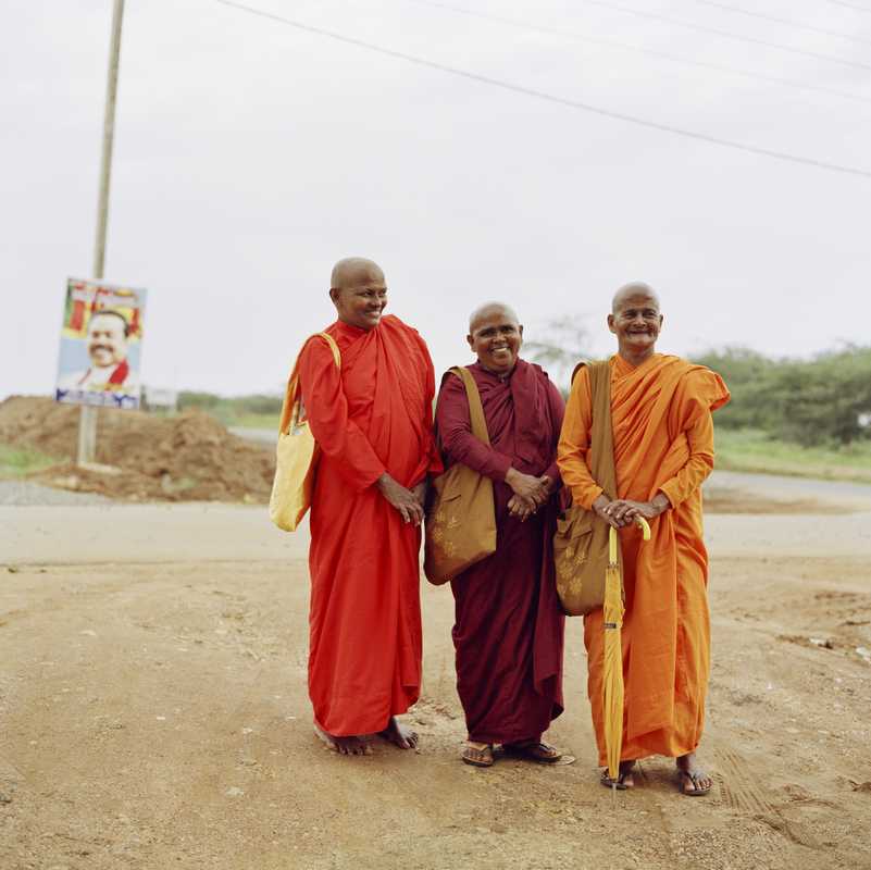Female monks at Hambantota