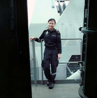 Li Huiwen, helmsman RSS ‘Stalwart’ 