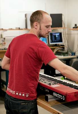 Keyboards are assembled by hand