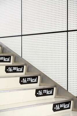 Staircase calorie counter